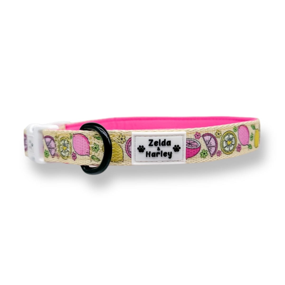 Zelda & Harley Collar Pink Lemonade Collar + Free Bow Tie (Copy)