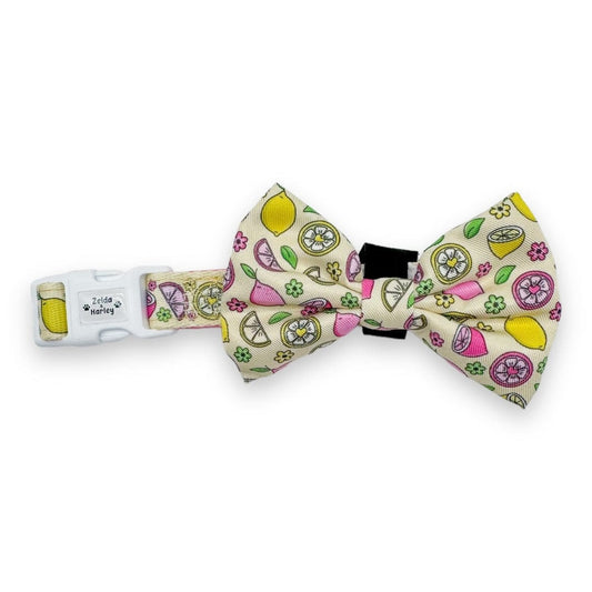 Zelda & Harley Collar Pink Lemonade Collar + Free Bow Tie (Copy)